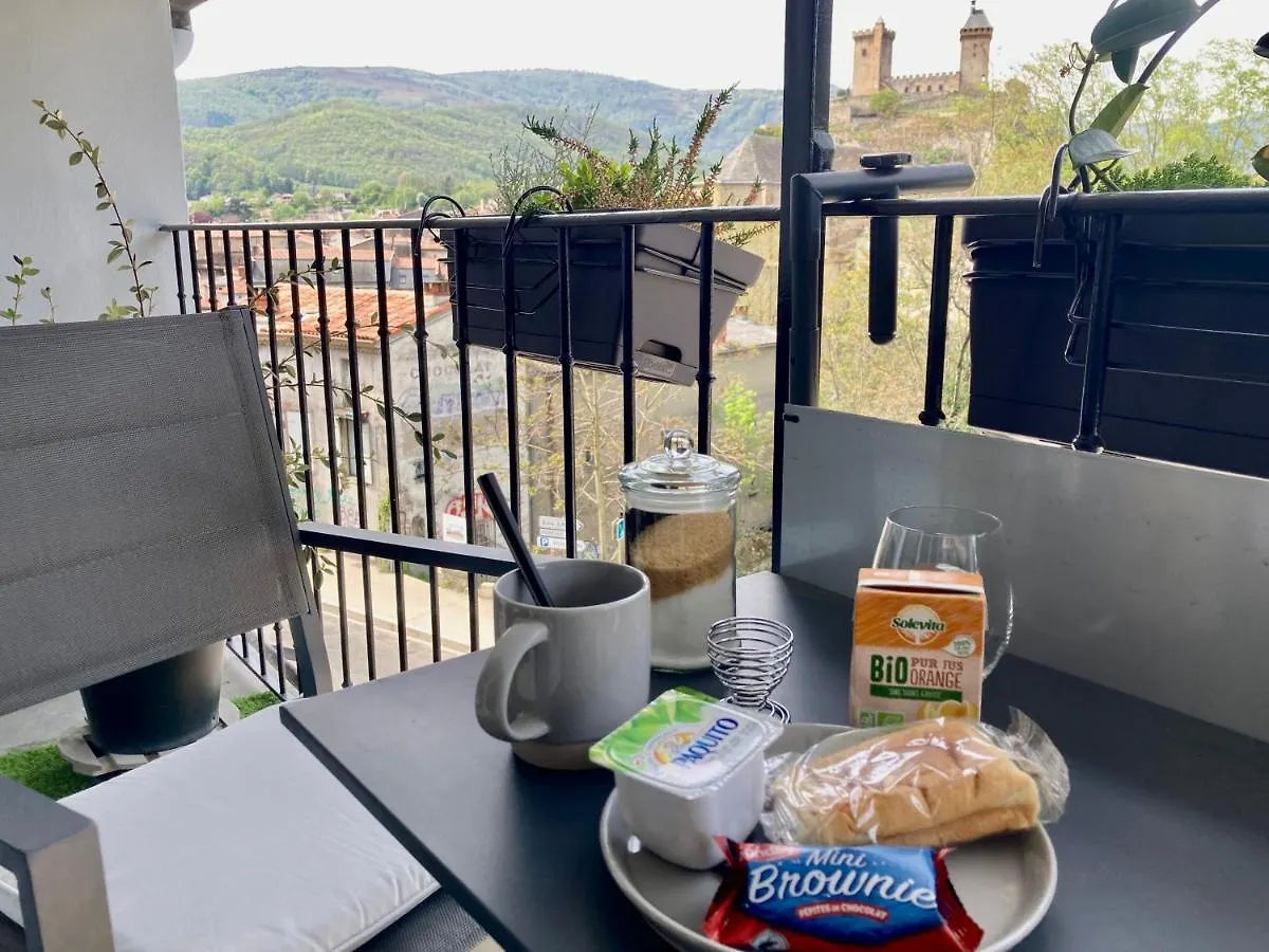 Aparthotel Aux 4 Logis Appart-Hotel - Studio Le Roof - Une Vue Splendide - Petit Dejeuner Inclus 1Ere Nuit Foix